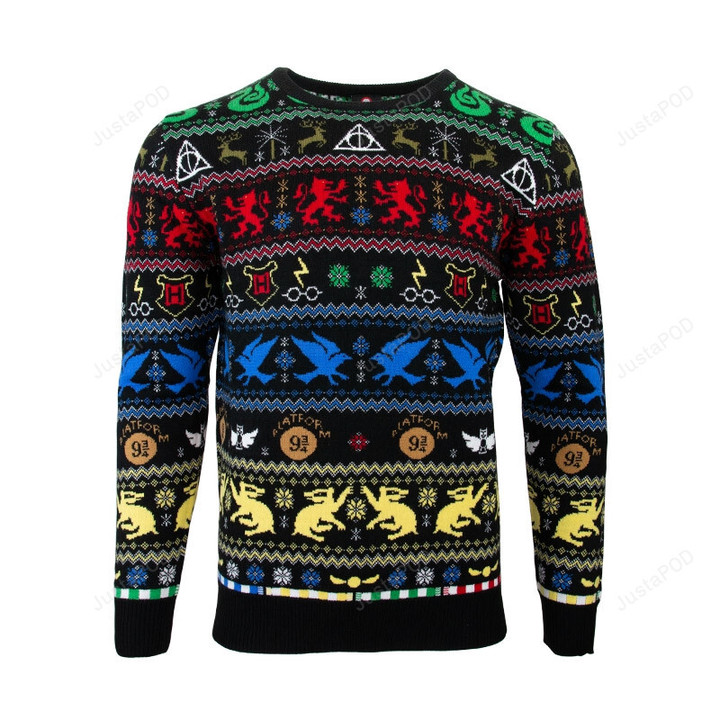 Harry Potter House Christmas Ugly Sweater