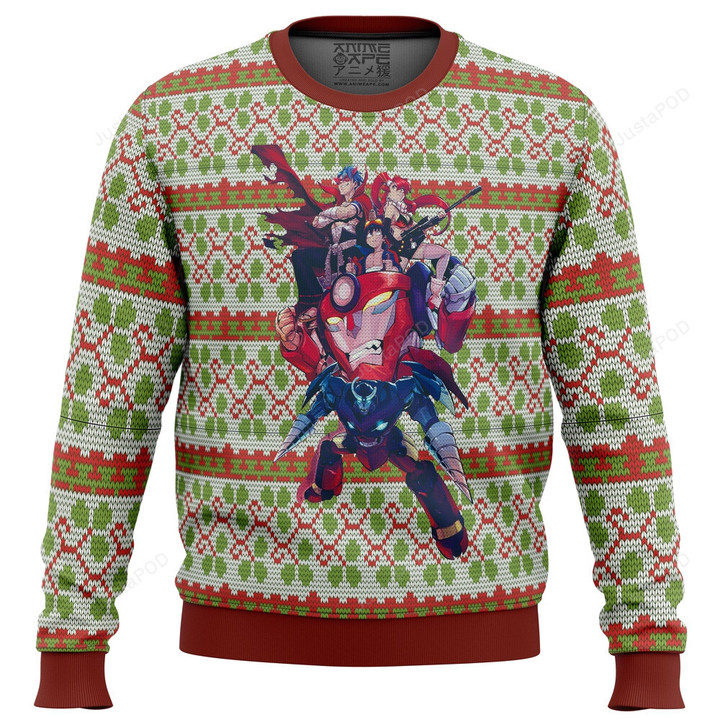 Gurren Lagann Ugly Christmas Sweater