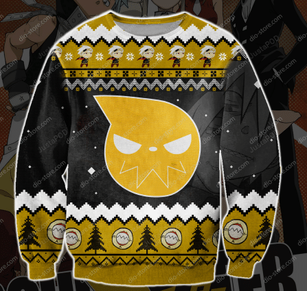 Soul Eater Manga Ugly Christmas Sweater, All Over Print Sweatshirt