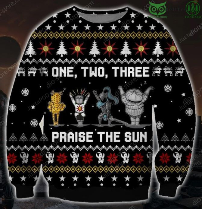 Praise The Sun 3D Christmas Ugly Sweater