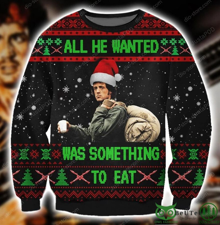 All He Wanted Was Something To Eat Christmas Ugly Sweater