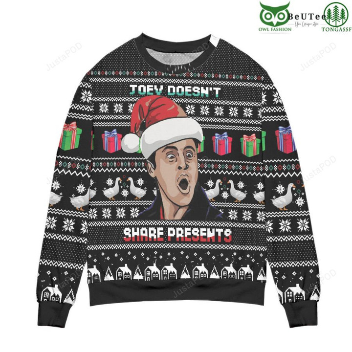 Joey Doesnt Share Present Friends Ugly Sweater