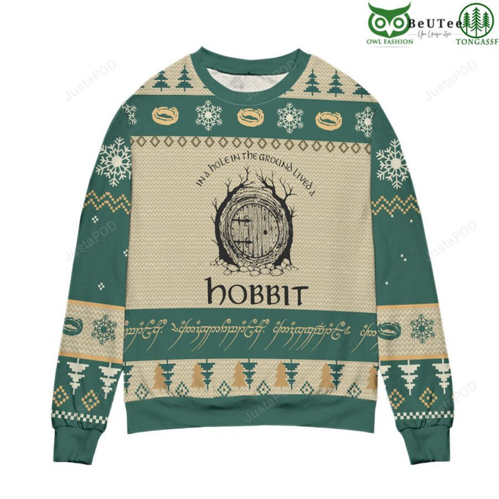 In A Hole In The Ground Lived A Hobbit Ugly Sweater