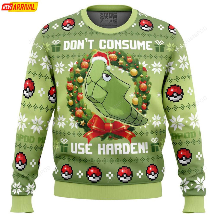 Dont Consume Use Harden Pokemon Ugly Christmas Sweater