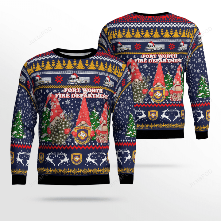 Texas, Fort Worth Fire Department Ugly Christmas Sweater