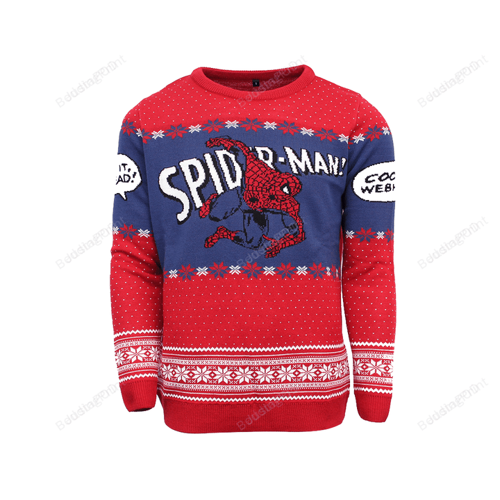 Spiderman Ugly Christmas Sweater