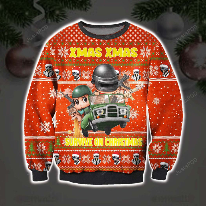 Pubg Game Ugly Christmas Sweater