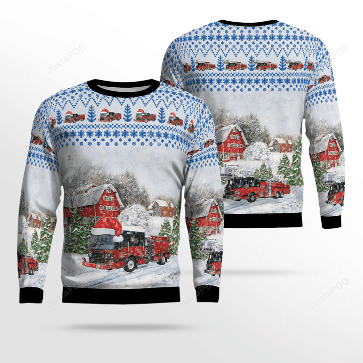 Downers Grove Fire Department Ugly Christmas Sweater