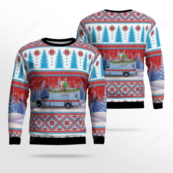 New York, Community Ambulance of Sayville Ugly Christmas Sweater