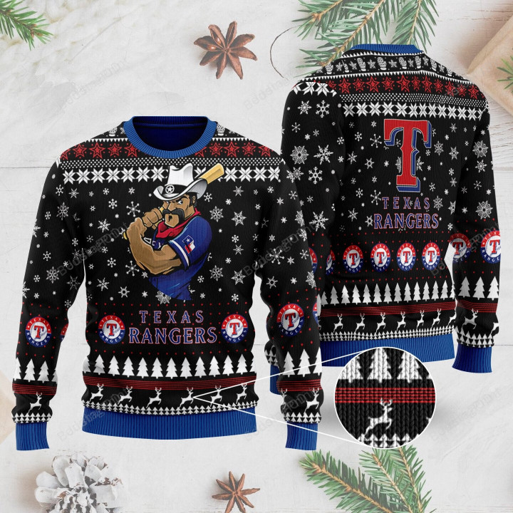 Texas Rangers Ugly Christmas Sweater