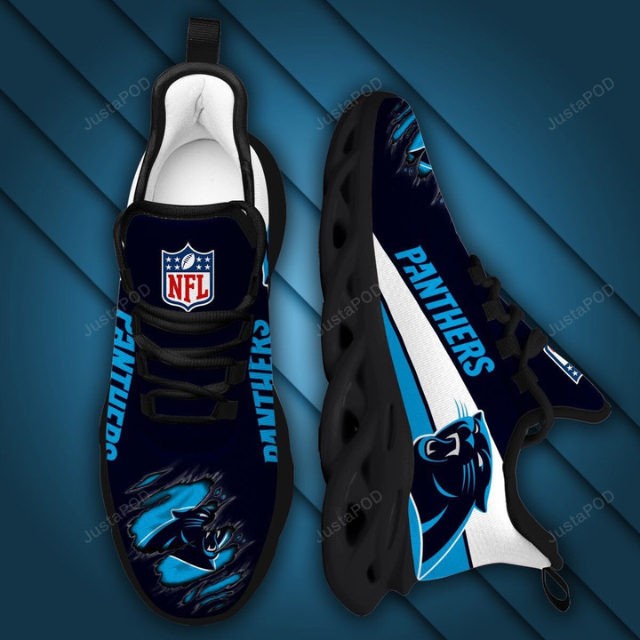 NFL Carolina Panthers Running Sports Max Soul Shoes