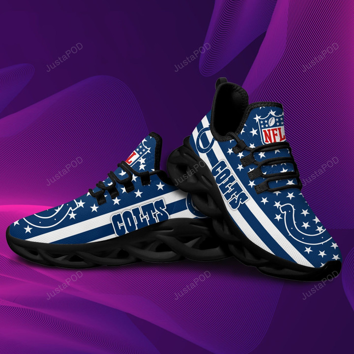 NFL Indianapolis Colts Running Sports Max Soul Shoes