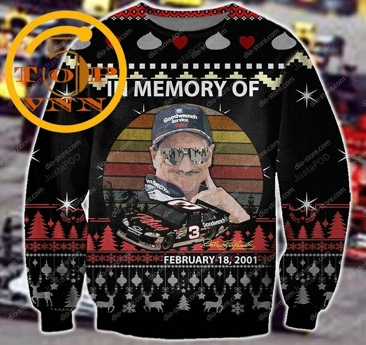 TREND Dale Earnhardt Ugly Christmas Sweater