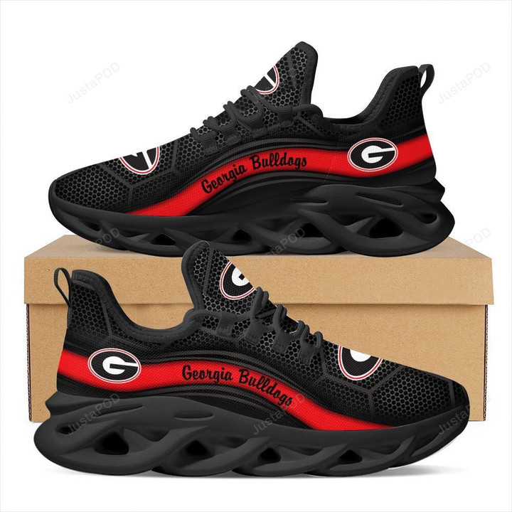 NCAA Georgia Bulldogs Running Sports Max Soul Shoes