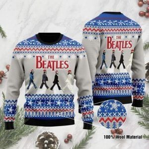 The Beatles Abbey Road Ugly Christmas Sweater