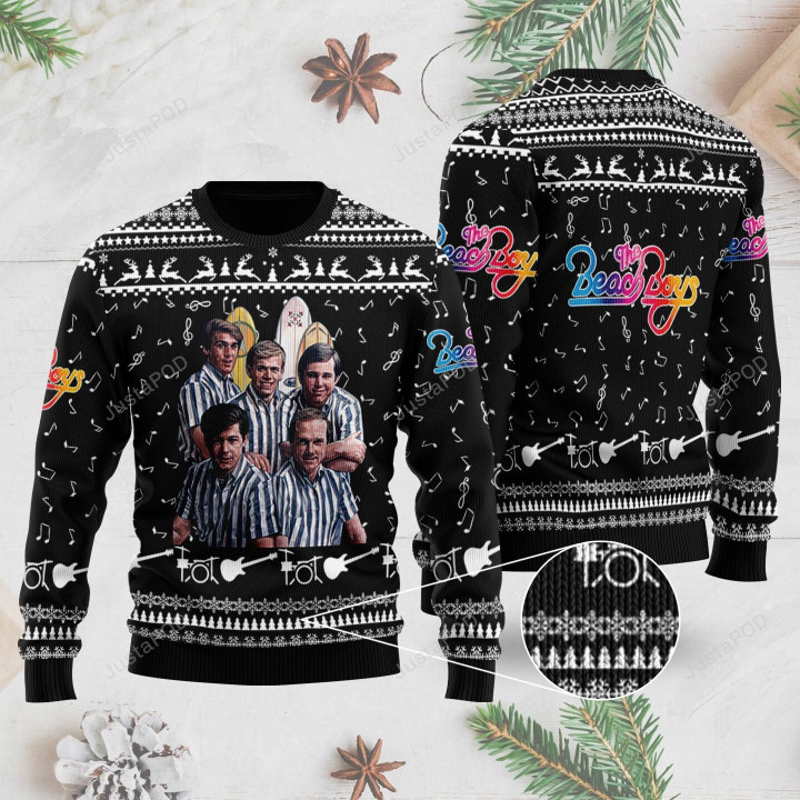 The Beach Boys Band 3D Ugly Christmas Sweater