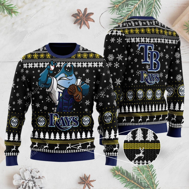 Tampa Bay Rays Fan Ugly Christmas Sweater