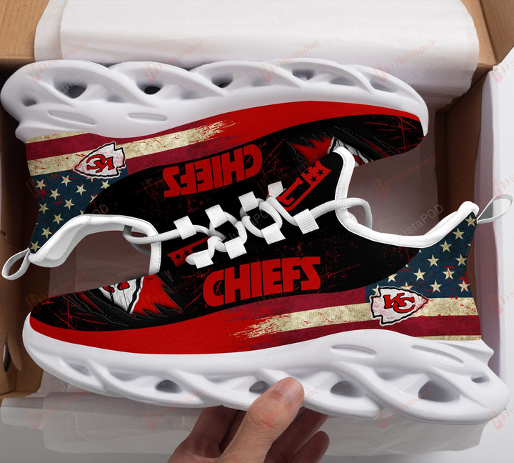 NFL Kansas City Chiefs White Max Soul Shoes