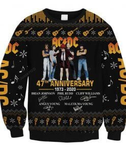 Sometimes I Need To Be Alone And Listen To ACDC Ugly Christmas Sweater