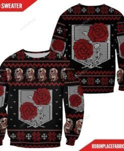 Attack On Titan Garrison Ugly Christmas Sweater