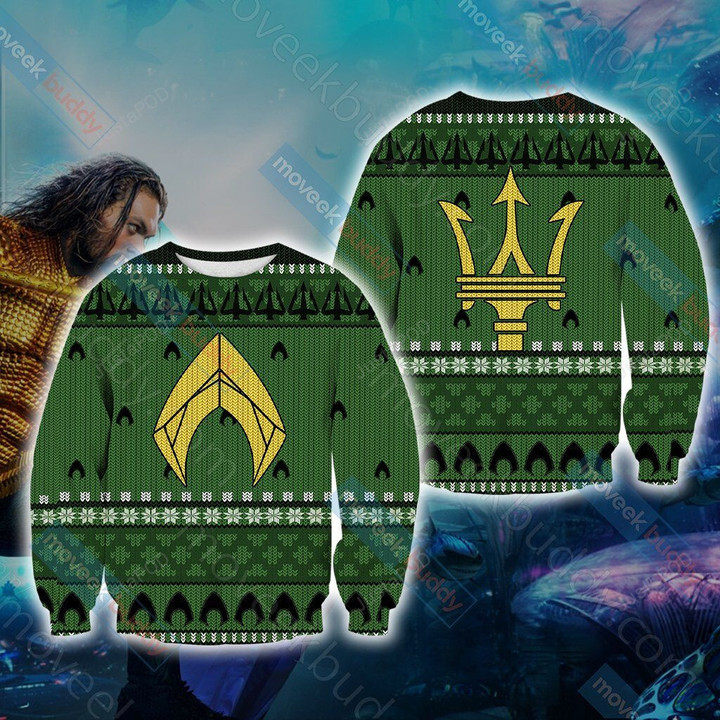 Aquaman Knitting Ugly Christmas Sweater