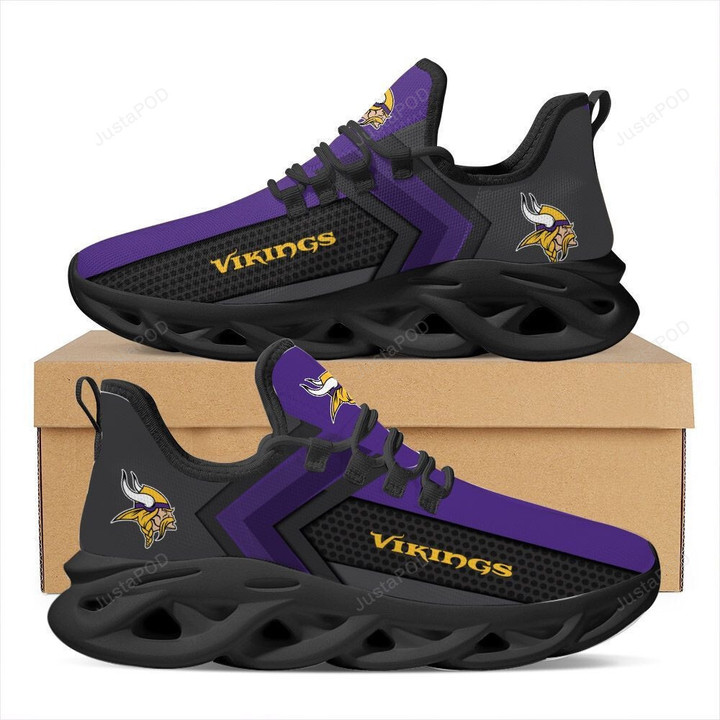 NFL Minnesota Vikings Running Sports Max Soul Shoes