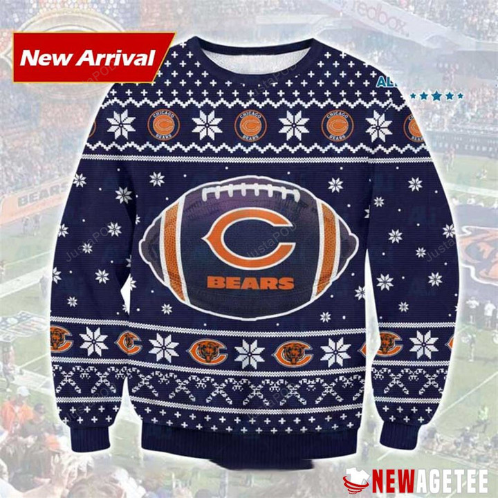 Chicago Bears Baseball Ugly Christmas Sweater
