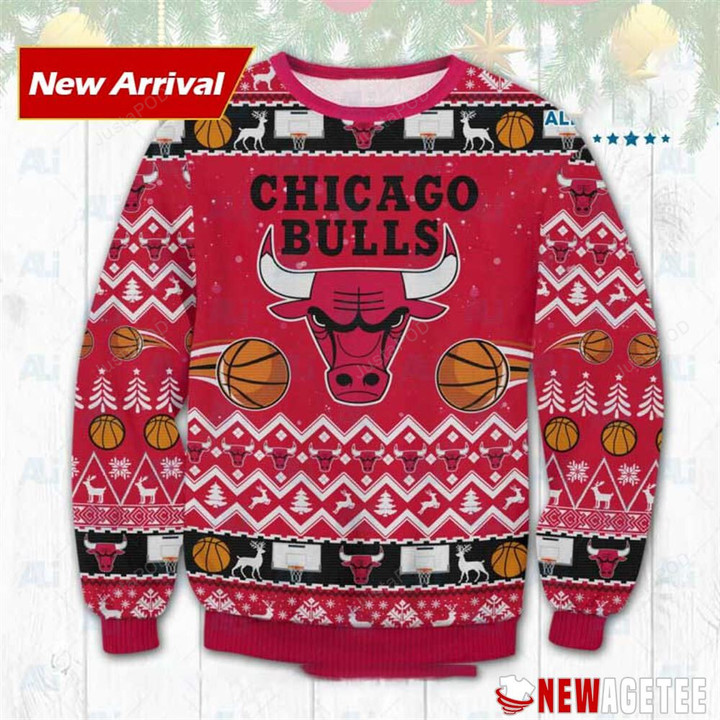 Chicago Bulls Nba Ugly Christmas Sweater