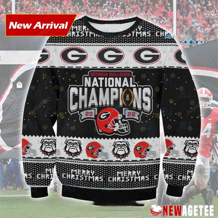 Georgia Bulldogs National Champions Ugly Christmas Sweater