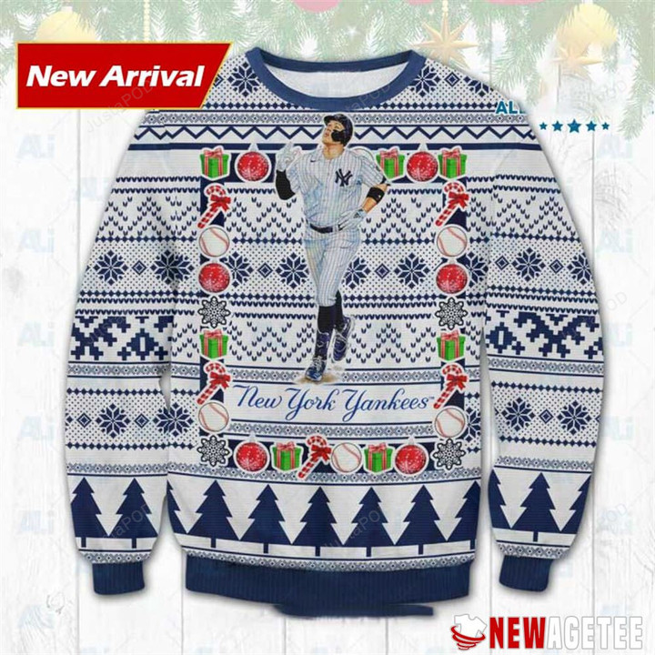Aaron Jugde New York Yankees Ugly Christmas Sweater