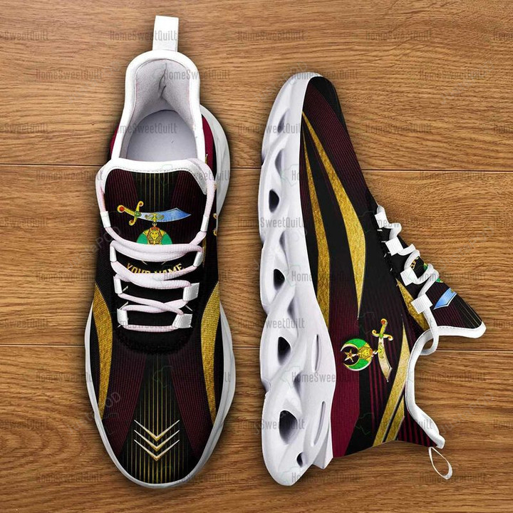 Shriners Max Soul Shoes, Sword Moon Star Temple Gift For Lover Men And Women Light Sports Shoes Full Size