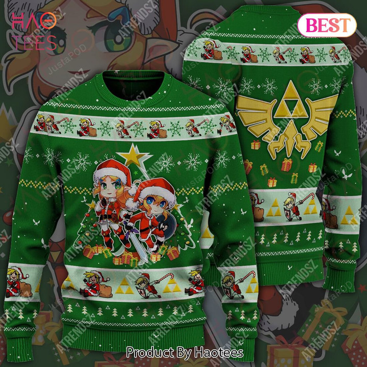 Legend Of Zelda Hyrule Symbol Ugly Christmas Sweater
