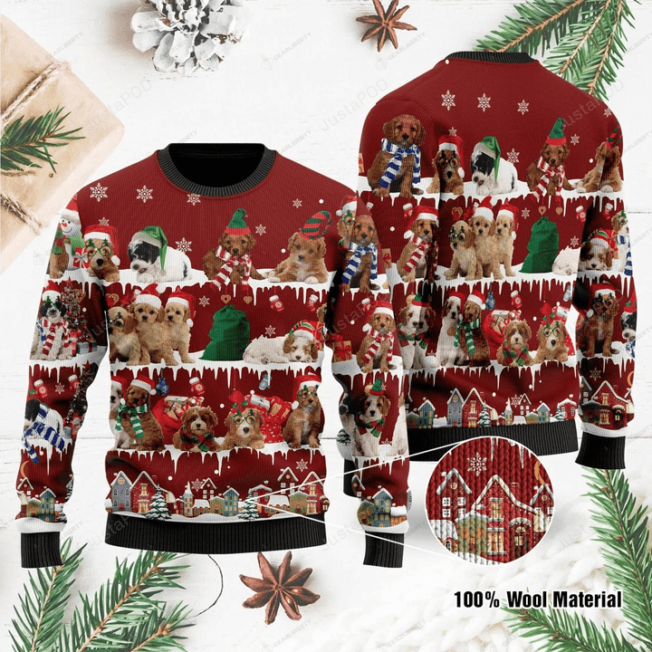 For Cavoodle Lovers Ugly Christmas Sweater