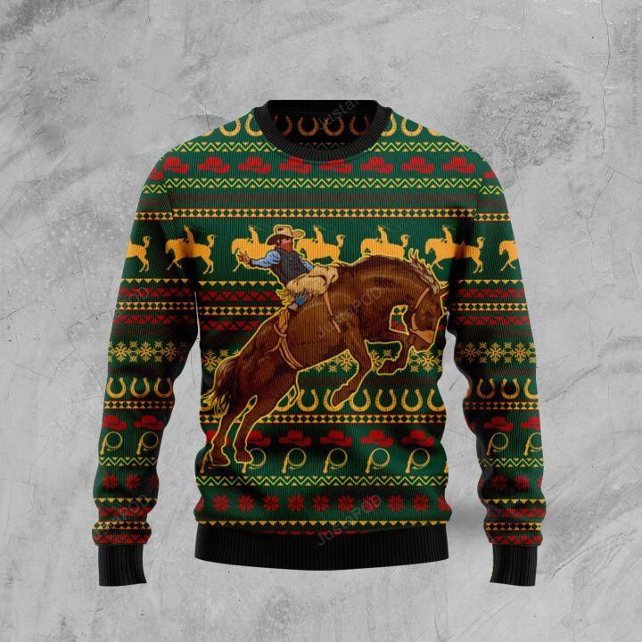 Amazing Cowboy Ugly Christmas Sweater