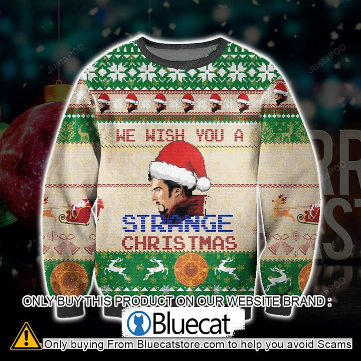 Marvel Doctor Strange We Wish You A Ugly Christmas Sweater