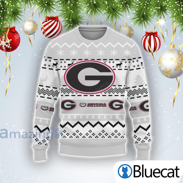 Merry Christmas Georgia Bulldogs Ugly Christmas Sweater