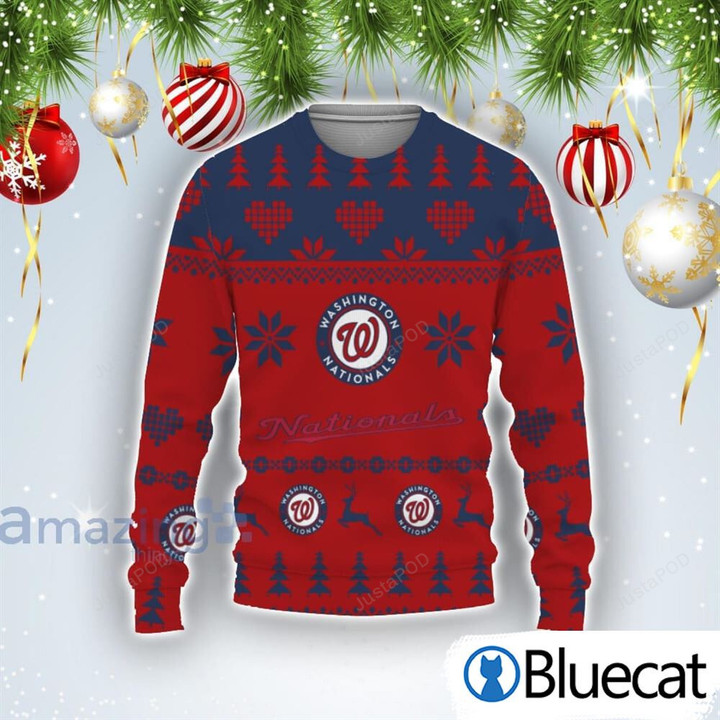 Funny Washington Nationals Ugly Christmas Sweater