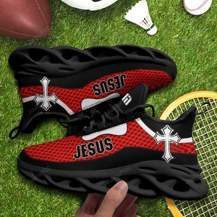 Jesus Walk By Faith Jesus God King Enjoy Jesus Christ Max Soul Shoes, Light Sports Shoes