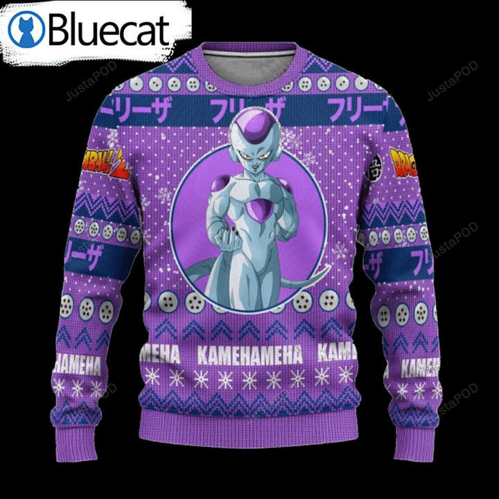 Dragon Ball Frieza Kamehameha Ugly Christmas Sweater