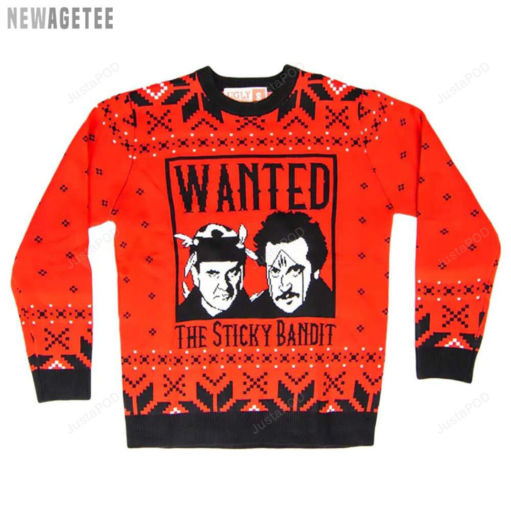 Harry And Marv Wanted Sticky Bandits Ugly Christmas Sweater