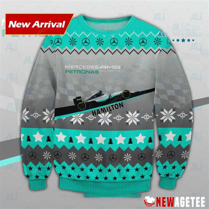 Mercedes Formula Ugly Christmas Sweater