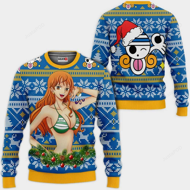 One Piece Nami Ugly Christmas Sweater