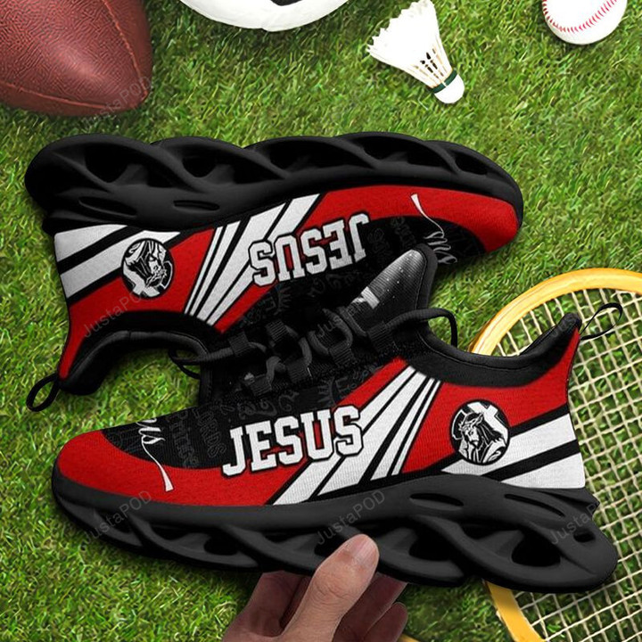 Faith God Stand With God Jesus A Man Of Faith My God Max Soul Shoes, Light Sports Shoes