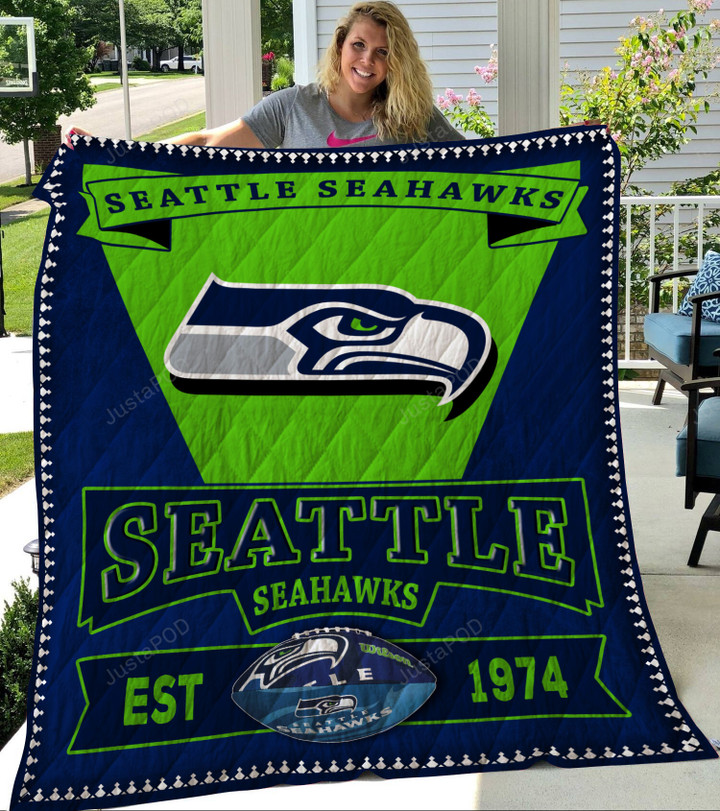 Seattle Seahawks Quilt Blanket