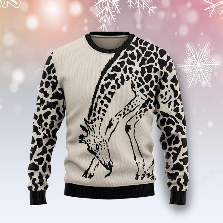 Giraffe Ugly Christmas Sweater , Giraffe 3D All Over Printed Sweater