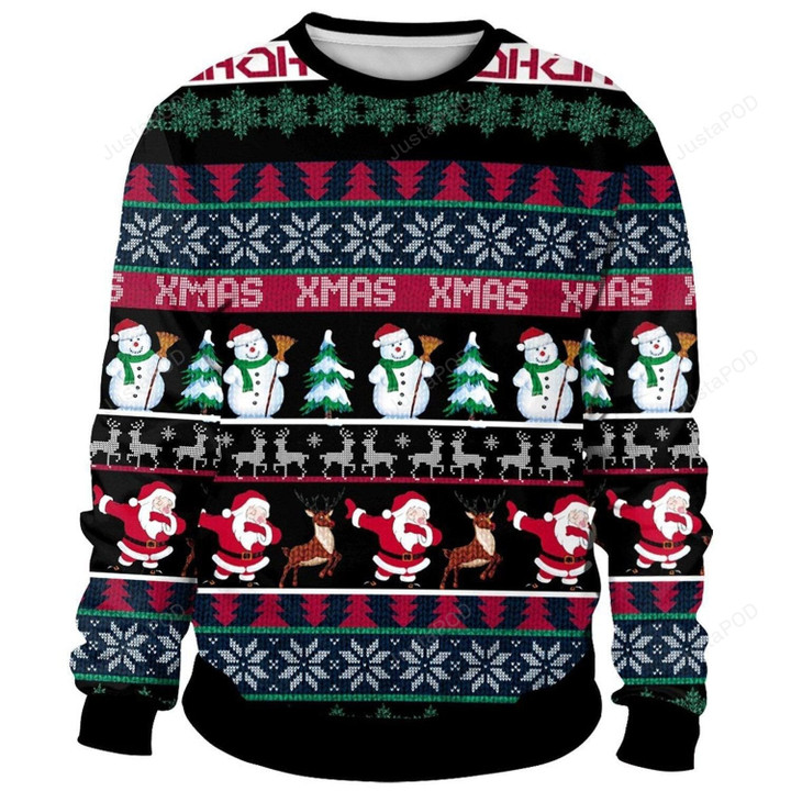 Snowman Ugly Christmas Sweater , Snowman 3D All Over Printed Sweater