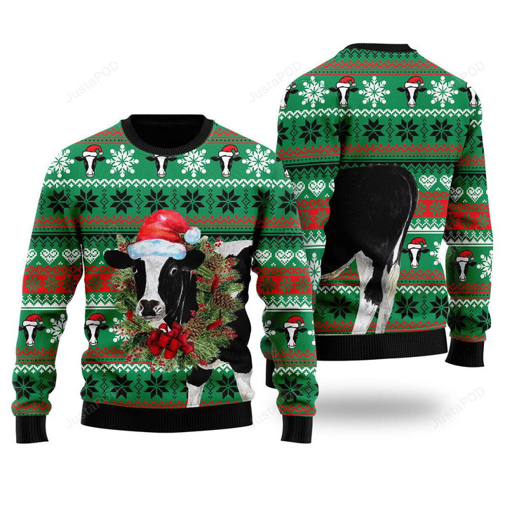 Naughty Ugly Cow Ugly Christmas Sweater , Naughty Ugly Cow 3D All Over Printed Sweater