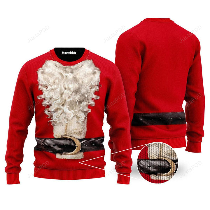 Santa Claus Christmas Ugly Christmas Sweater , Santa Claus 3D All Over Printed Sweater