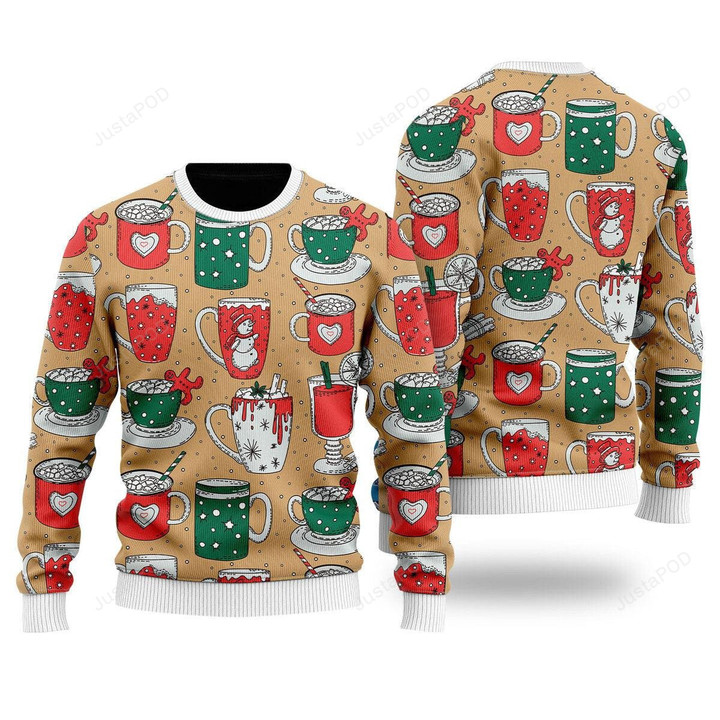 Eat Drink Be Tacky Holiday Ugly Christmas Sweater, Eat Drink Be Tacky Holiday 3D All Over Printed Sweater