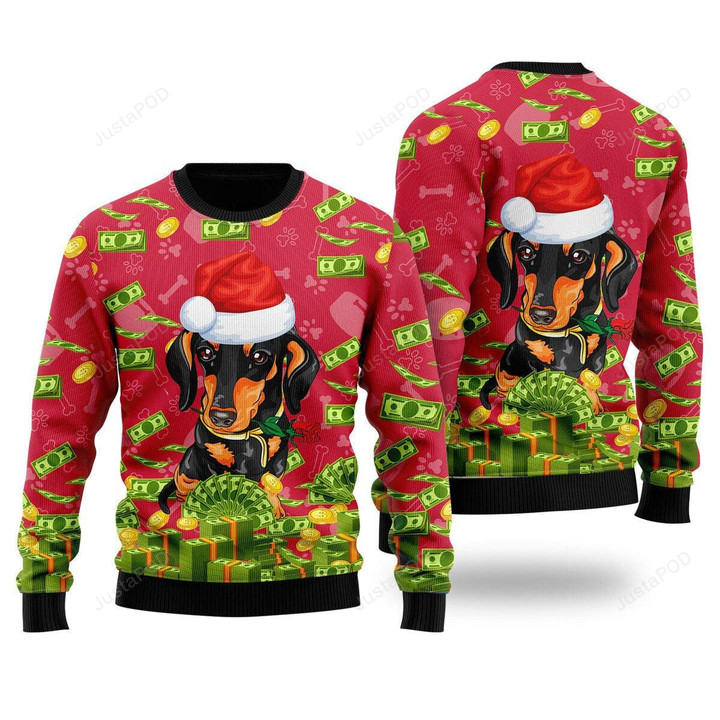 I Work Hard So That My Dog Can Have A Better Life Ugly Christmas Sweater, I Work Hard So That My Dog Can Have A Better Life 3D All Over Printed Sweater